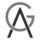 Website logo which consists of two entangled letters: "A" and "G".